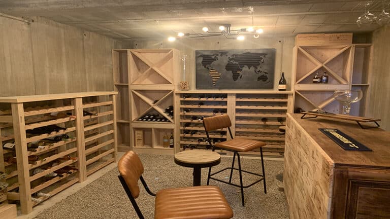 Cave à vin en Mélèze Ampuis